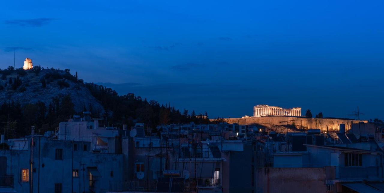 Topfloor Getaway Balcony&Hot Tub+Acropolis View Athen Eksteriør bilde